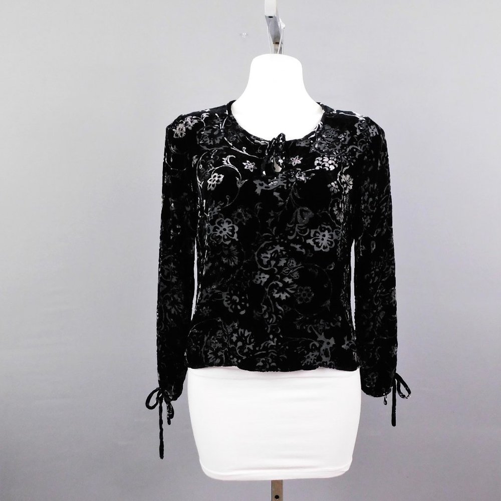 Rena Rowan Women Shirt Black Gray 10p‎